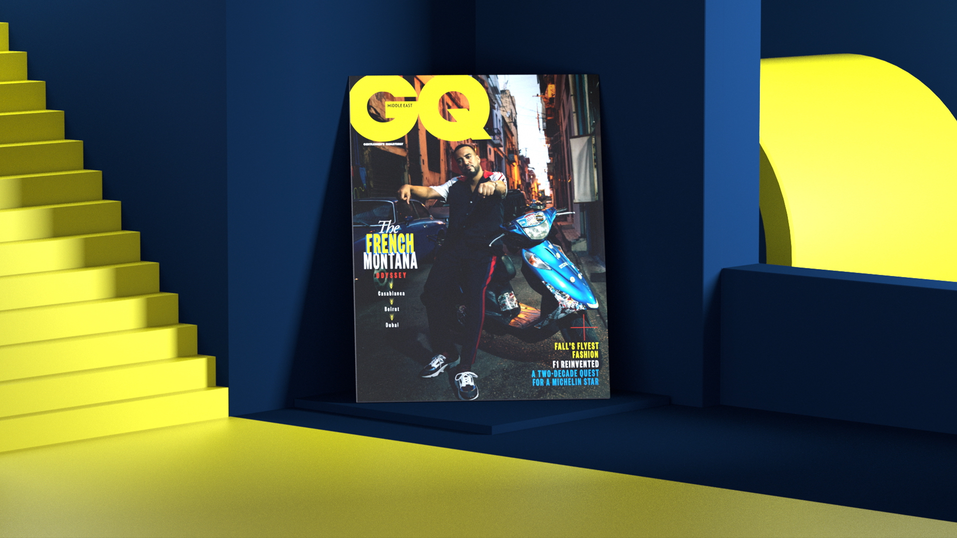 GQ Men of the Year Middle East Olga Studio Motion Design